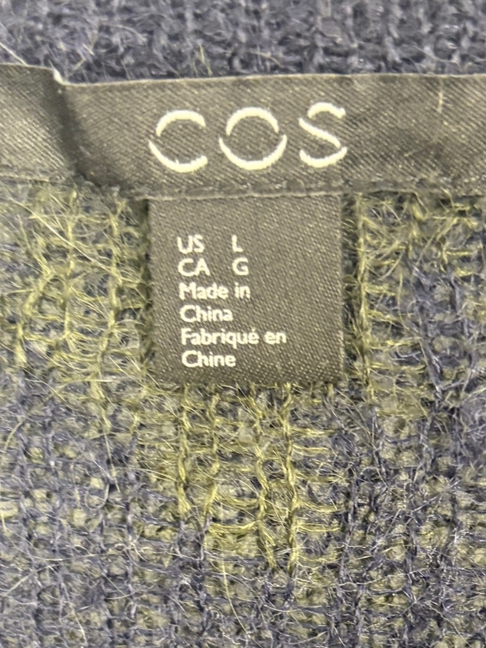 COS Mohair Longline Duster/ Open Front Cardigan Size L - Picture 9 of 11